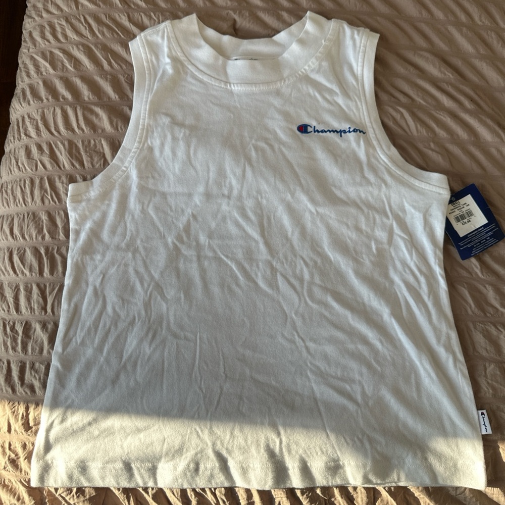 Champion Classic White Tank Top